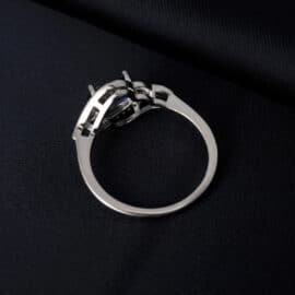 Bague Topaze Luxueuse en Argent