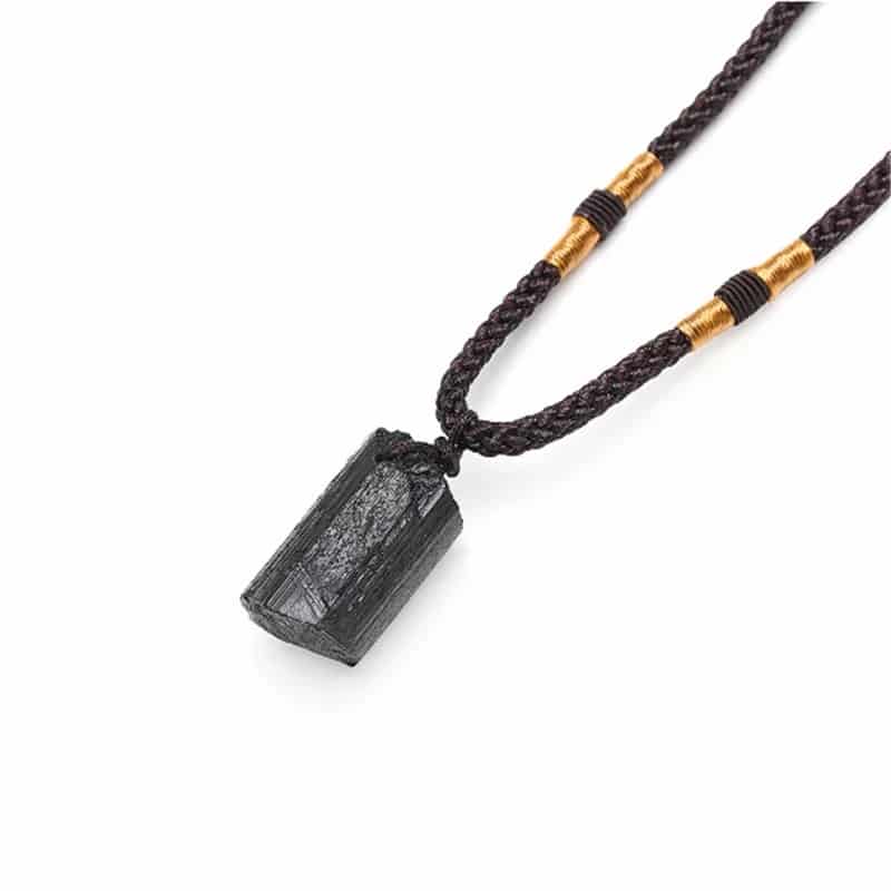 Collier Tourmaline Ajustable avec Pierre Brute