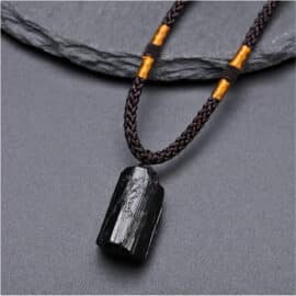 Collier Tourmaline Ajustable avec Pierre Brute