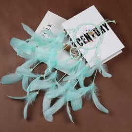 Kit Attrape Rêve Bleu de Style Pastoral à Faire Soi-Même