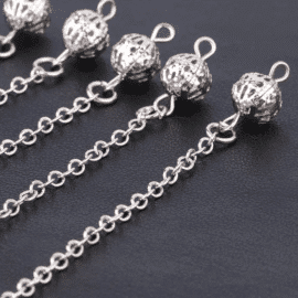 Merkaba de Style Pendule avec Perle d'Améthyste