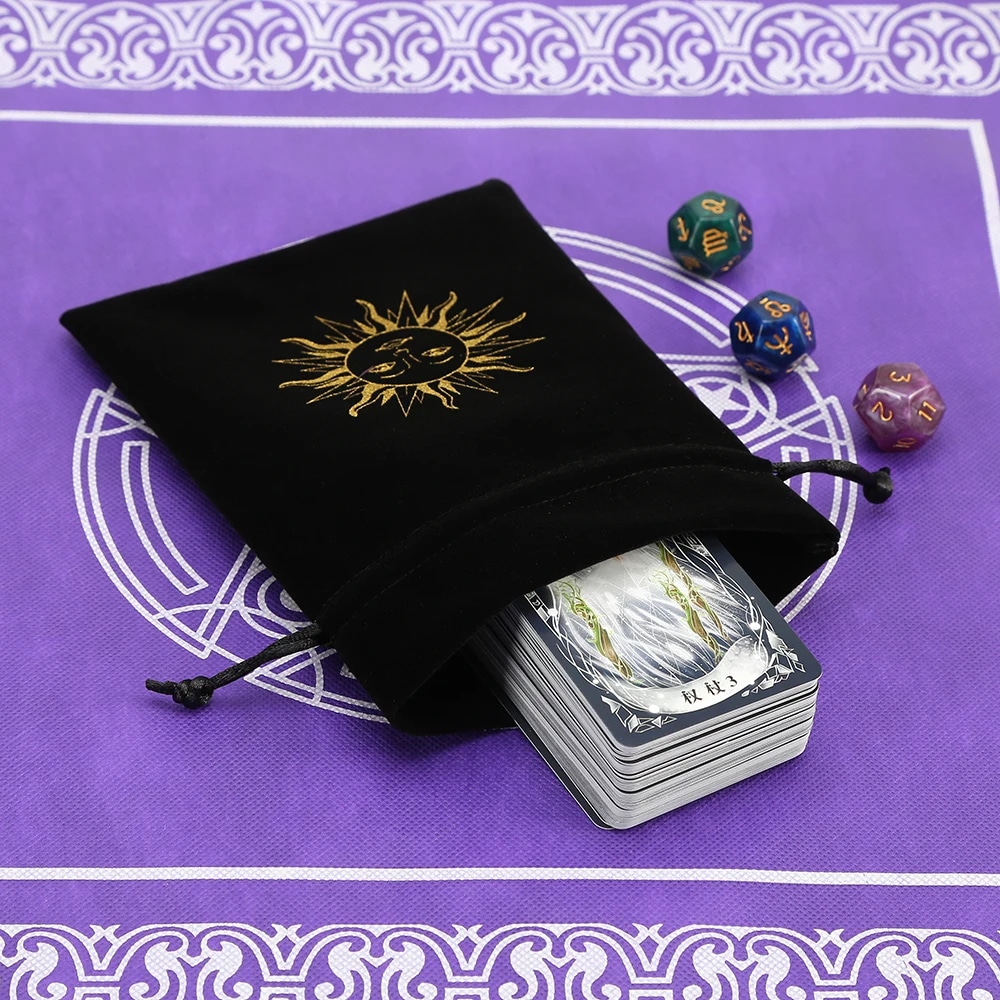 Sac de Rangement pour Tarot Divinatoire