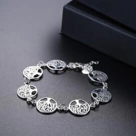 Bracelet de Vie en Argent Sterling