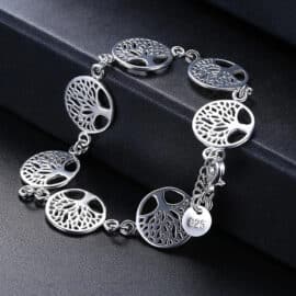 Bracelet de Vie en Argent Sterling