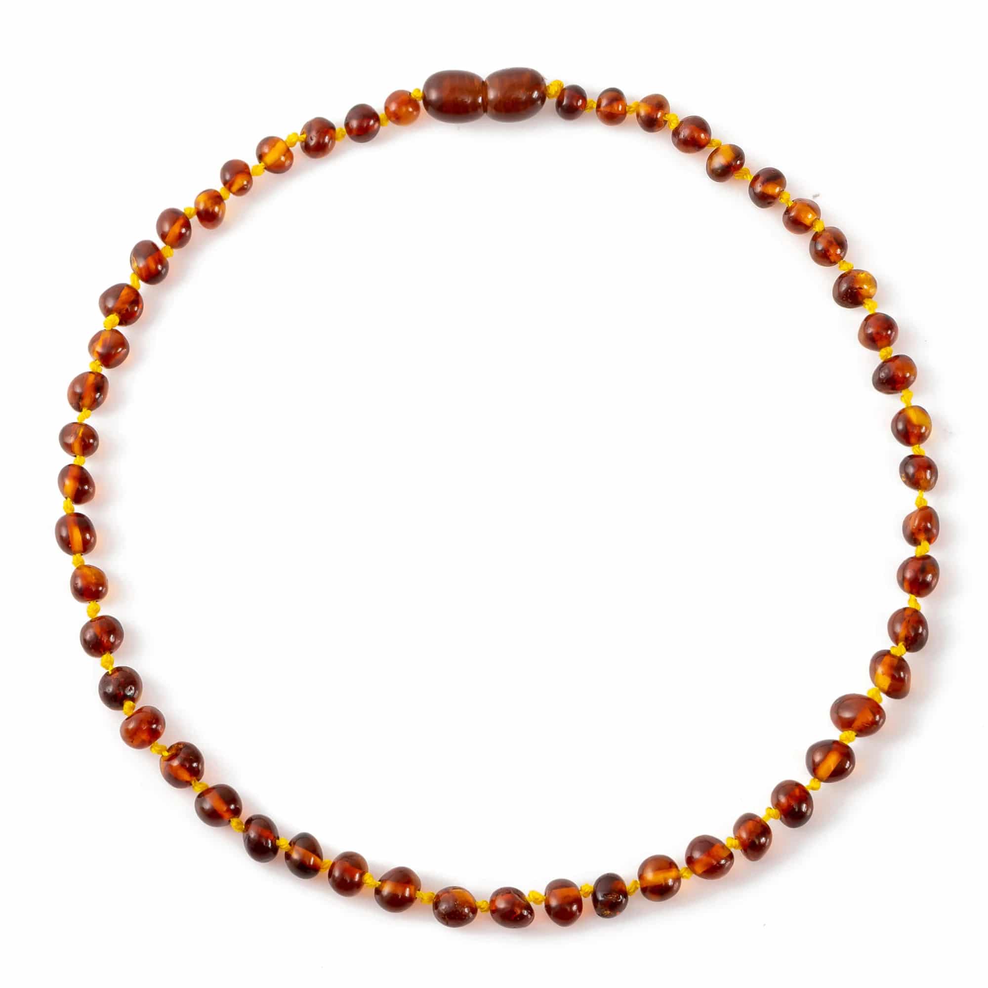 Collier Ambre pour Bébé avec Corde