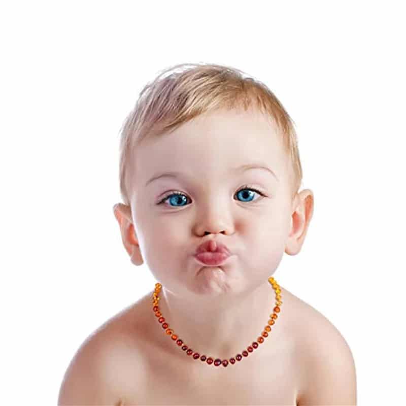 Collier Ambre pour Bébé Fait à la Main