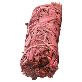 Baton de Sauge Sang du Dragon sur fond blanc