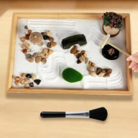 Jardin Zen Miniature en Bois