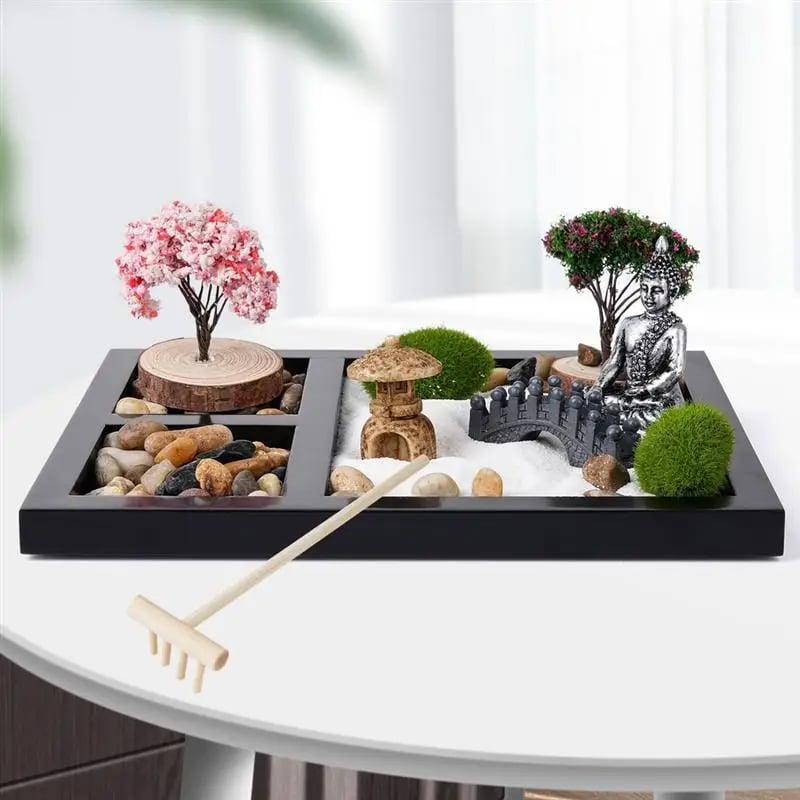 Jardin Zen Miniature pour Méditation
