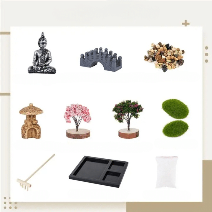 Jardin Zen Miniature pour Méditation