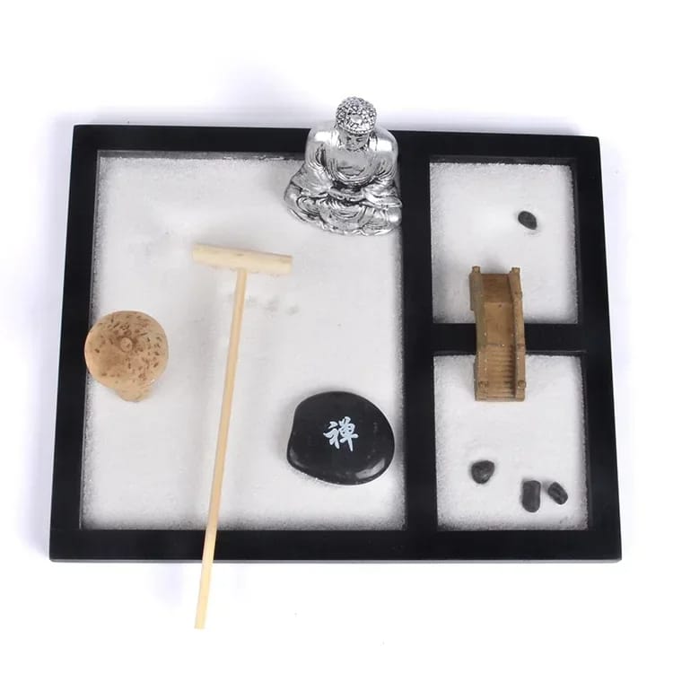 Jardin Zen Miniature de Style Bouddhiste