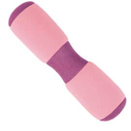 Bolster Yoga Rose et Ergonomique sur fond blanc