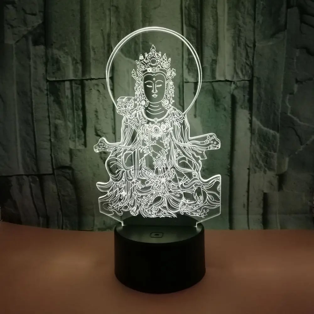 Lampe Bouddha LED 16 Couleurs – Image 2