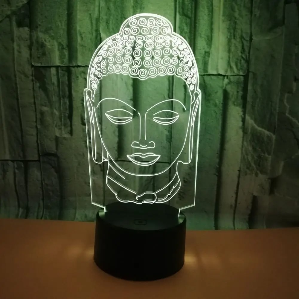 Lampe Bouddha LED à Couleurs Variables – Image 2