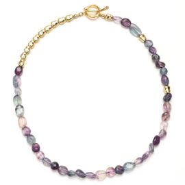 Collier Tourmaline en Acier Inoxydable