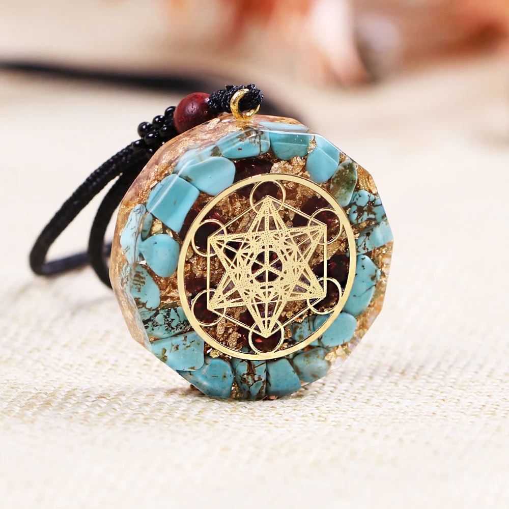 Pendentif Metatron en Turquoise – Image 2
