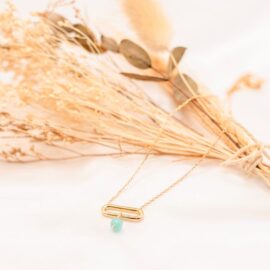 Collier minimaliste ovale Julia By Mayana